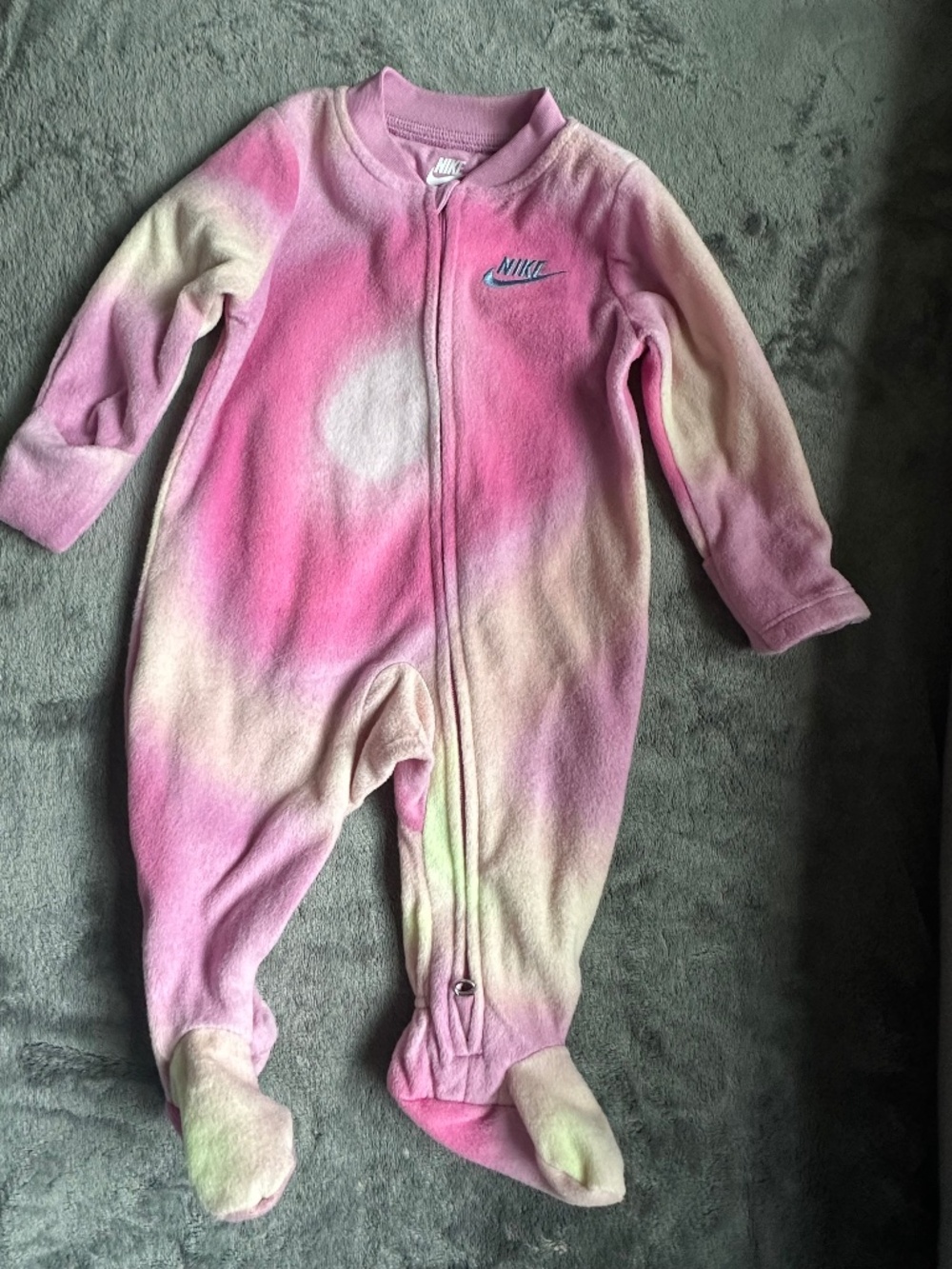 Pair of Nike Baby Microfleece Footies, 0-3M